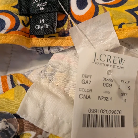 J CREW Factory Women's "City Fit"Capri Pants | Size 14 - Picture 2 of 5